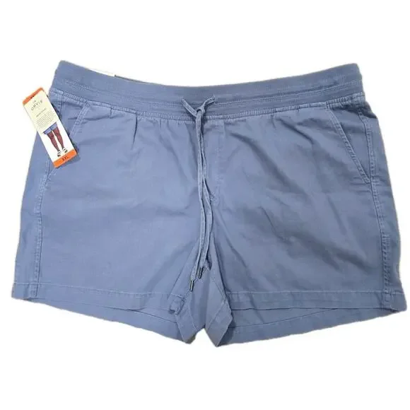 Orvis Womens Shorts Size 2XL Light Blue Comfort Waistband Drawstring with Tag - Picture 1 of 7